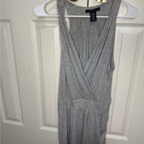 Apostrophe Dresses & Skirts - Apostrophe‎ Light Gray Wrap Dress